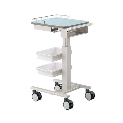 アズワン ナースカート(昇降タイプ) ブルー 7-4313-02 1台（直送品）