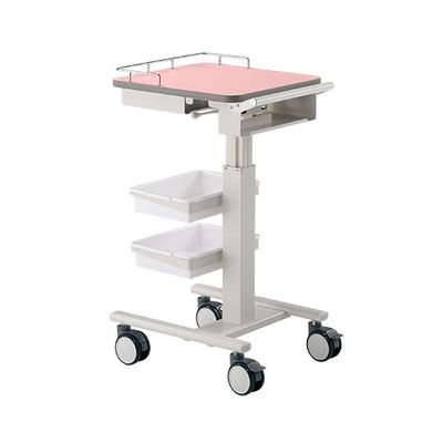 アズワン ナースカート(昇降タイプ) ピンク 7-4313-03 1台（直送品）