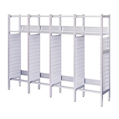 アズワン アルティアラック(棚板1枚+スタンダードトレー用) 2606×500×1980mm U600-4 1台 7-4516-08（直送品）