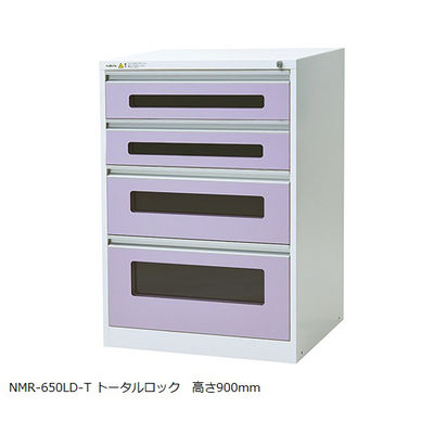 アズワン アルティア下段引出ユニット トータルロック 650×475×900mm NMR-650LD-T 1台 7-4562-03（直送品）