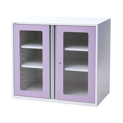 アズワン アルティア中段収納扉ユニット 窓有り 900×475×795mm NM-900MG 1台 7-4565-01（直送品）