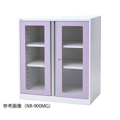 アズワン アルティア下段収納扉ユニット 窓有り 900×475×1015mm NR-900MG 1台 7-4566-03（直送品）