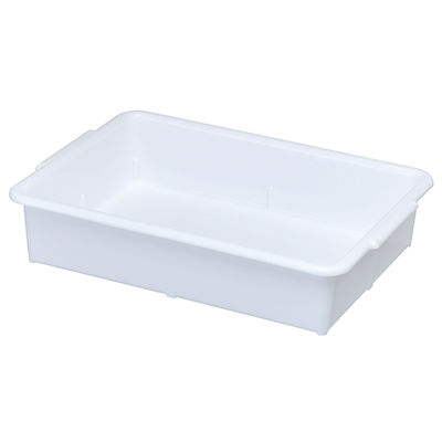 アズワン 収納トレー ホワイト 365×275×80mm 7-4575-01 1個（直送品）