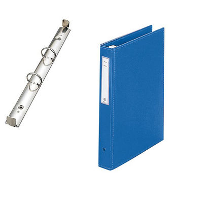 LIHIT LAB. カルテブック(スタンダード) 2穴タイプ ライトブルー HB436-2 1冊 7-3137-02（直送品）