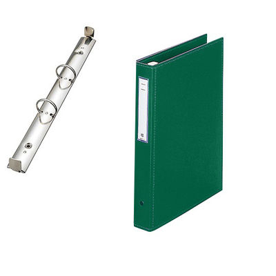 LIHIT LAB. カルテブック(スタンダード) 2穴タイプ グリーン HB436-3 1冊 7-3137-03（直送品）