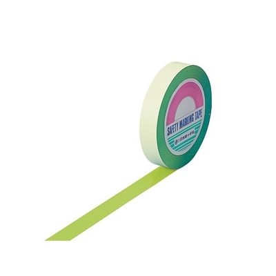 日本緑十字社 ガードテープ 25mm×100m 若草 GT-251YG 1個(1巻) 7-3403-01（直送品）