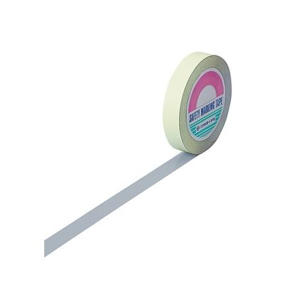 日本緑十字社 ガードテープ 25mm×100m グレー GT-251GL 1個(1巻) 7-3403-04（直送品）