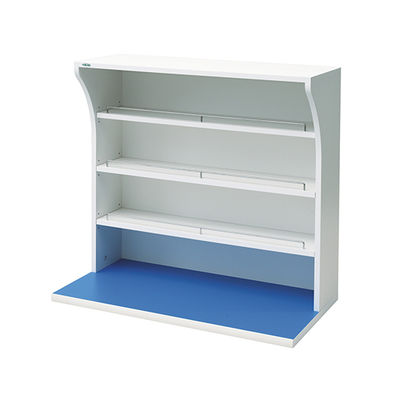 アズワン ウッディ薬品棚 中段用 フリー棚 (棚板3枚) MC-MF 1台 7-4510-02（直送品）