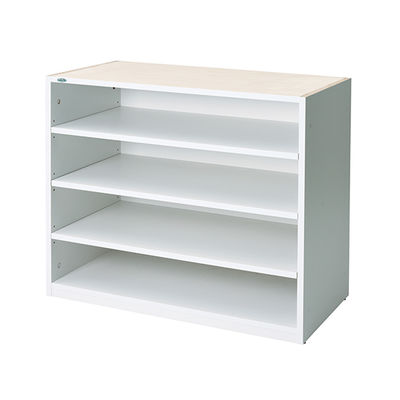 アズワン ウッディ薬品棚 下段用 オープン収納 (4段) MC-LO 1台 7-4510-07（直送品）