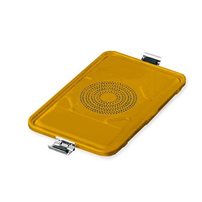 アズワン 滅菌コンテナ M用蓋 ゴールド 7-4885-04 1個（直送品）