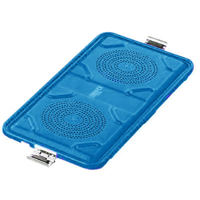 アズワン 滅菌コンテナ L用蓋 ブルー 7-4886-02 1個（直送品）