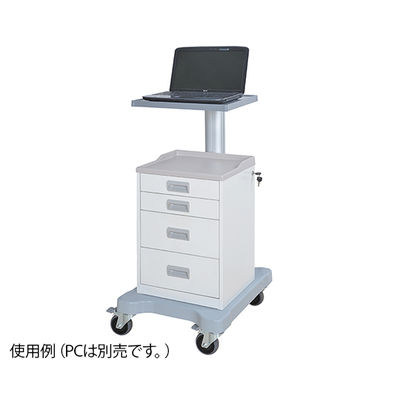 アズワン PCカート キャビネットタイプ 7-4896-01 1台（直送品）