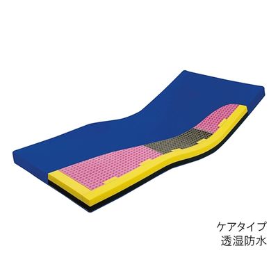 日本ジェル ピタ・マットレス ケアタイプニット 幅910mm PTM91NA 1枚 7-2248-06（直送品）
