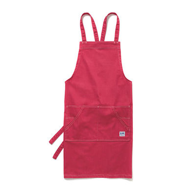 ボンマックス Lee胸当てエプロン レッド F LCK79003-3-F（直送品