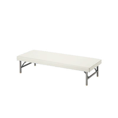 アズワン 診察台(折りたたみ脚) ミルク 650×1800×400 H400 1台 7-3445-02（直送品）