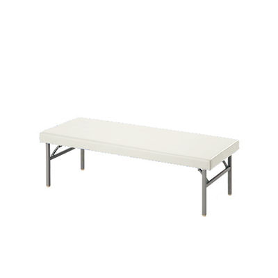 アズワン 診察台(折りたたみ脚) ミルク 650×1800×550 H550 1台 7-3446-02（直送品）