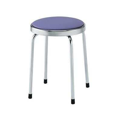 アズワン 回転スツール ブルー 425×425×465mm PB-1 1脚 7-3436-01（直送品）