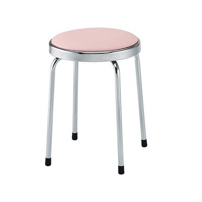 アズワン 回転スツール ピンク 425×425×465mm PB-2 1脚 7-3436-02（直送品）