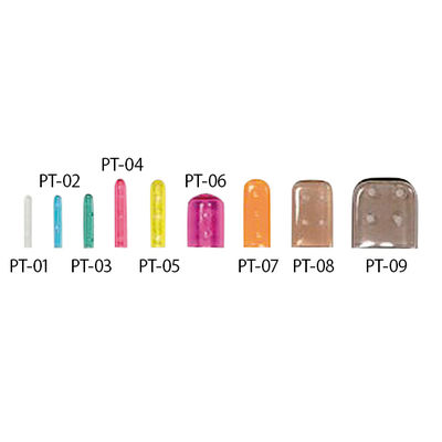 名優 手術器具先端保護カバー 標準 茶 (15.9×2×25.4mm) PT-08 1箱(100個) 7-3472-08（直送品）