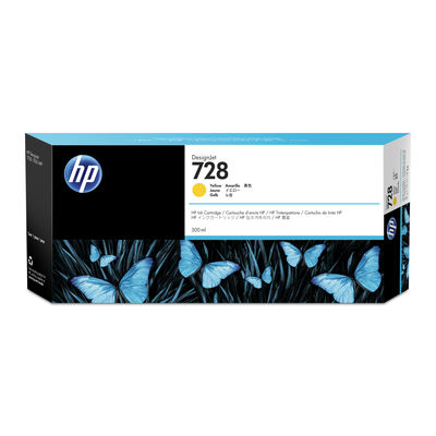 HP（ヒューレット・パッカード） 純正インク HP728 （300ml） イエロー F9K15A 1個（直送品）