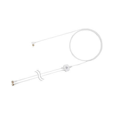 DXアンテナ 分配器 2K 4K 8K対応 2分配 全端子間通電 金メッキプラグ 2Cケーブル一体型 2DL2WS(B) 1個（直送品）