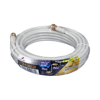 DXアンテナ テレビ接続用同軸ケーブル 4JW7FFS（B） 1個（直送品）