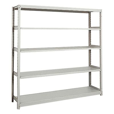 アズワン 軽中量ボルトレスラック 5段 902×459×1807mm(耐荷重:200kg/段) 3-1315-01 1台（直送品）