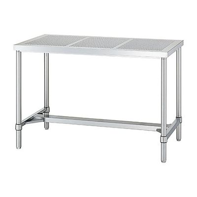 シンコー パンチング作業台 (SUS430・H枠仕様) 900×600×800 PWH-9060 1台 61-0009-93（直送品）