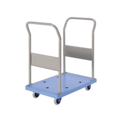 金沢車輌 静音樹脂台車 750×455×865mm (両ハンドル固定式) NP-103GS 1個 62-1619-10（直送品）