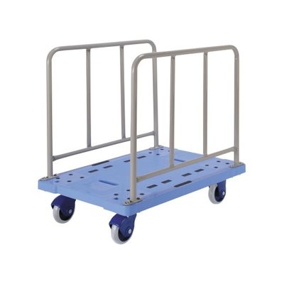 金沢車輌 静音樹脂台車 900×600×885mm (長手両ハンドル固定) NP-310GS 1個 62-1619-26（直送品）