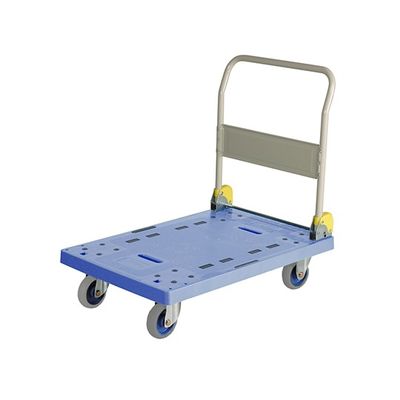 金沢車輌 樹脂台車 (ハンドル折畳式) 905×600×865mm NP-301 1個 62-1619-46（直送品）