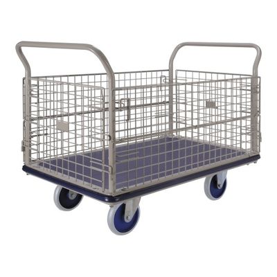 金沢車輌 スチール台車 特大型(網両面開閉式) NHT-507 1個 62-1619-91（直送品）