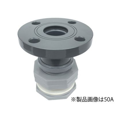 スイコー ツバ付フランジ短管一式40A EPDM 61-0472-16 1個（直送品