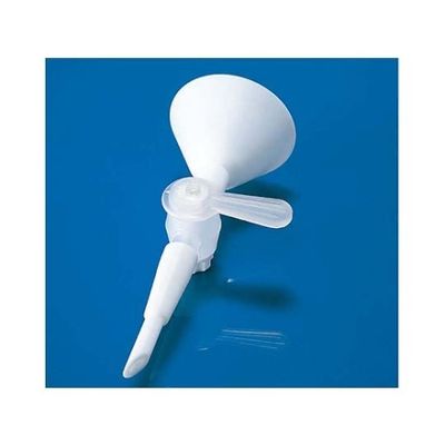 フロン工業 PTFEロート摺合せコック付 60φ 摺15/25 F-1131-02 1個 61-4377-95（直送品）