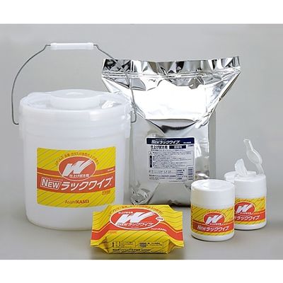 旭化成 NEWラックワイプ 極細繊維不織布 WUー1002P 30枚×20個 083483 1箱(600枚) 61-0085-28（直送品）