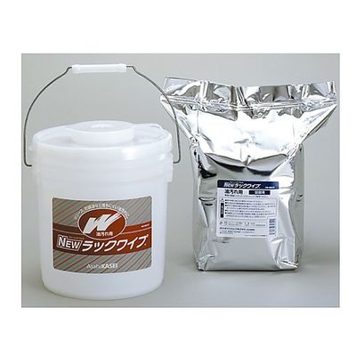 旭化成 NEWラックワイプ 極細繊維不織布 HDー9001B 300枚×4個 083488 1箱(1200枚) 61-0085-62（直送品）