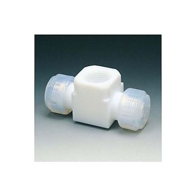 アズワン フッ素樹脂 ハーフメスジョイントTー1型 8φ×RC1/4 NR0068ー02 1個 61-3529-74（直送品）