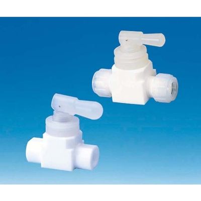 フロン工業 PTFEトグルバルブI型 メスRc1/4 F-2003-05 1個 61-4378-43（直送品）