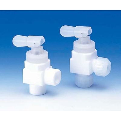 フロン工業 PTFEトグルバルブアングル型 メスRc1/2 F-2004-07 1個 61-4378-52（直送品）