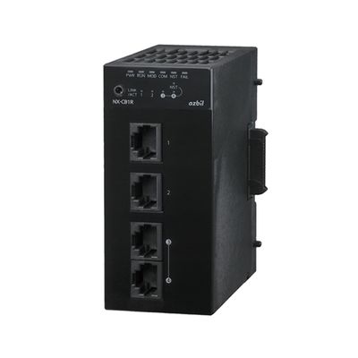 アズビル 計装ネットワークモジュール 4ポートスイッチングハブ NX-CB2NN0400 1個 62-3879-46（直送品）