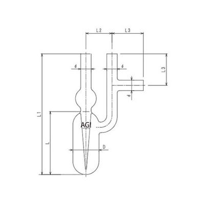 旭製作所 バブラー(IV) 4186ー36/60 1個 61-4706-80（直送品）