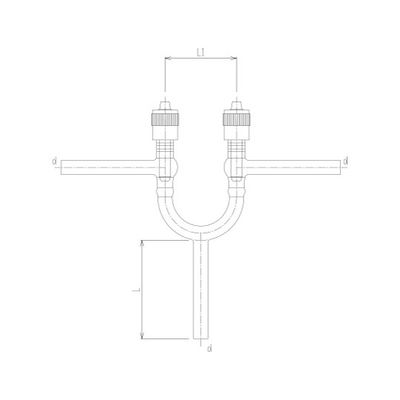 旭製作所 高真空グリースレスマルチバルブ III型 溝付 芯棒材質:PTFE 2266ー12G 1個 62-2091-88（直送品）