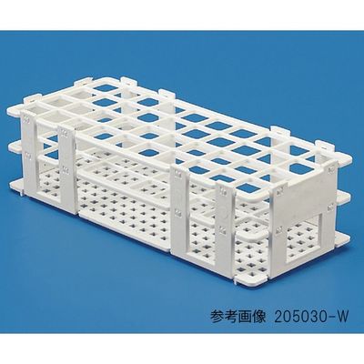 東栄 ポリグリッド試験管立て 16mm 60本 白 205020-W 1個 62-2940-46（直送品）