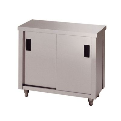 東製作所 ステンレス保管庫(片面引違戸) 900×900×800 AC-900L 1個 61-4434-36（直送品）