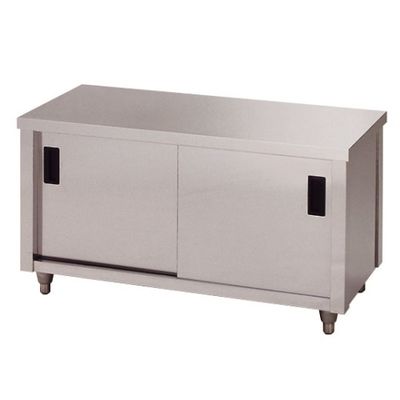 東製作所 ステンレスガス台(片面引違戸) 1800×600×650 ACG-1800H 1個 61-4434-50（直送品）