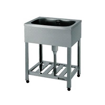 ステンレス1槽シンク 流し台 400×600×800 Amazon.co.jp: 業務用 シンク
