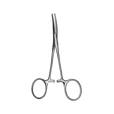 YDM 止血鉗子（ペアン） 曲 無鈎 150mm AA04C 0-9277-04（直送品