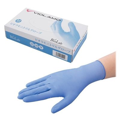 アズワン ビオラモニトリルグローブ M 1箱(100枚入) 2-9016-02 1箱(100枚)（直送品）