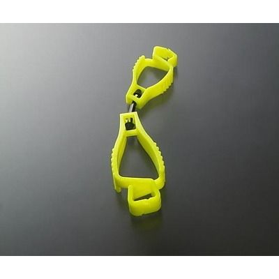 アイシス グローブキャッチャー クリップタイプ(黄) GG1939HY 入数:1個 1個 61-0478-42（直送品）