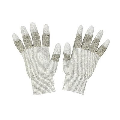 ホーザン ESDグローブ 指先コートあり Fー63ーM 1双 61-0481-99（直送品）